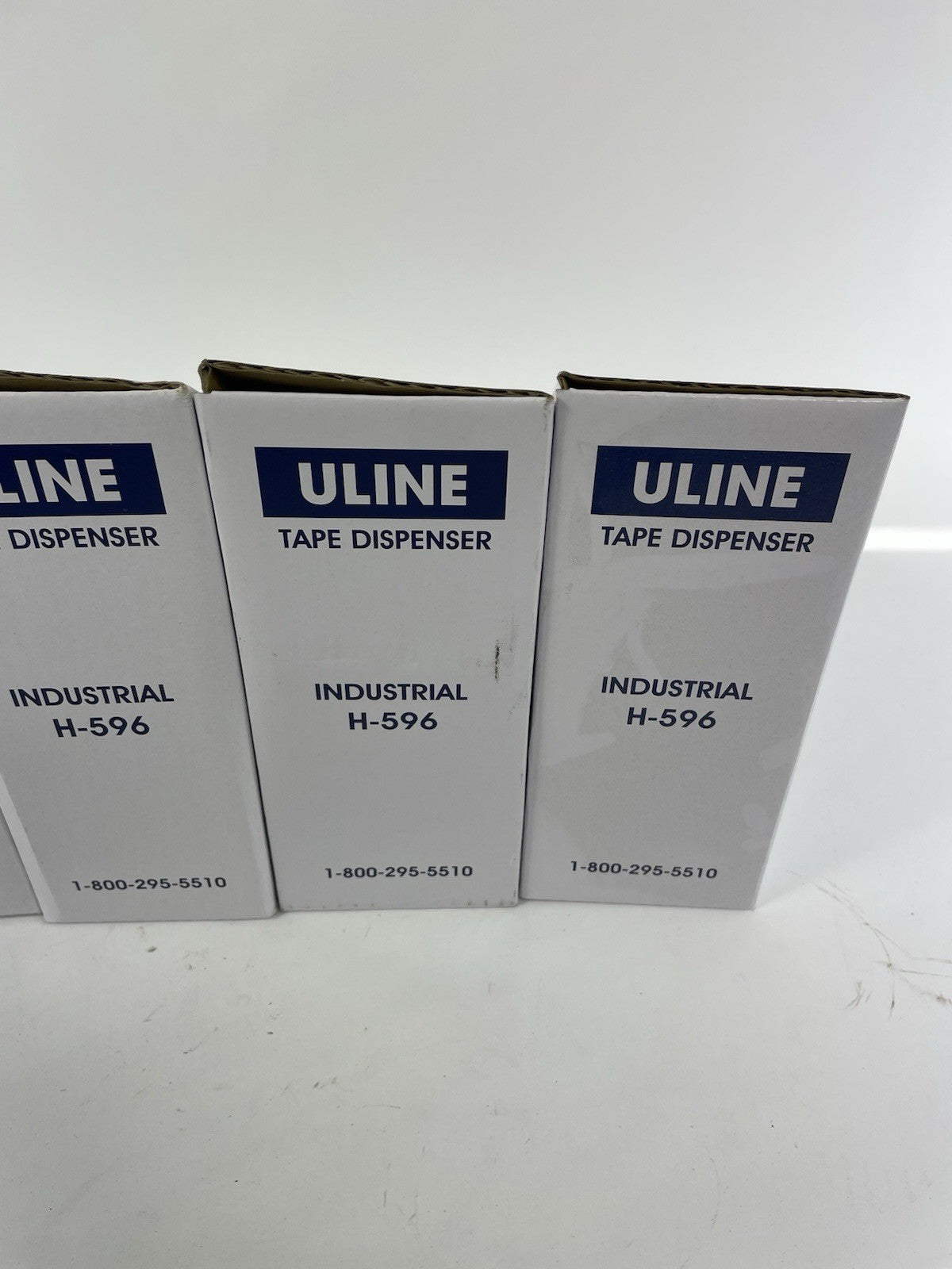 Lot of 4 Uline H-596 Industrial Side Loader Handheld 3" Tape Dispenser Gun NIB
