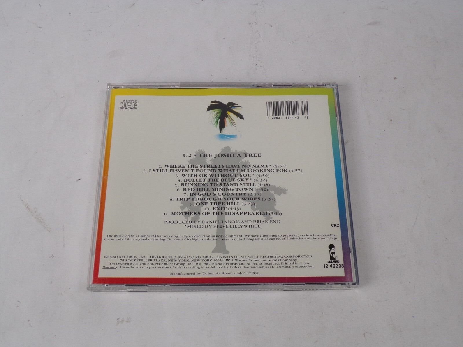 The Joshua Tree Where The Streets Have No Name I Still Haven't Found What CD#41