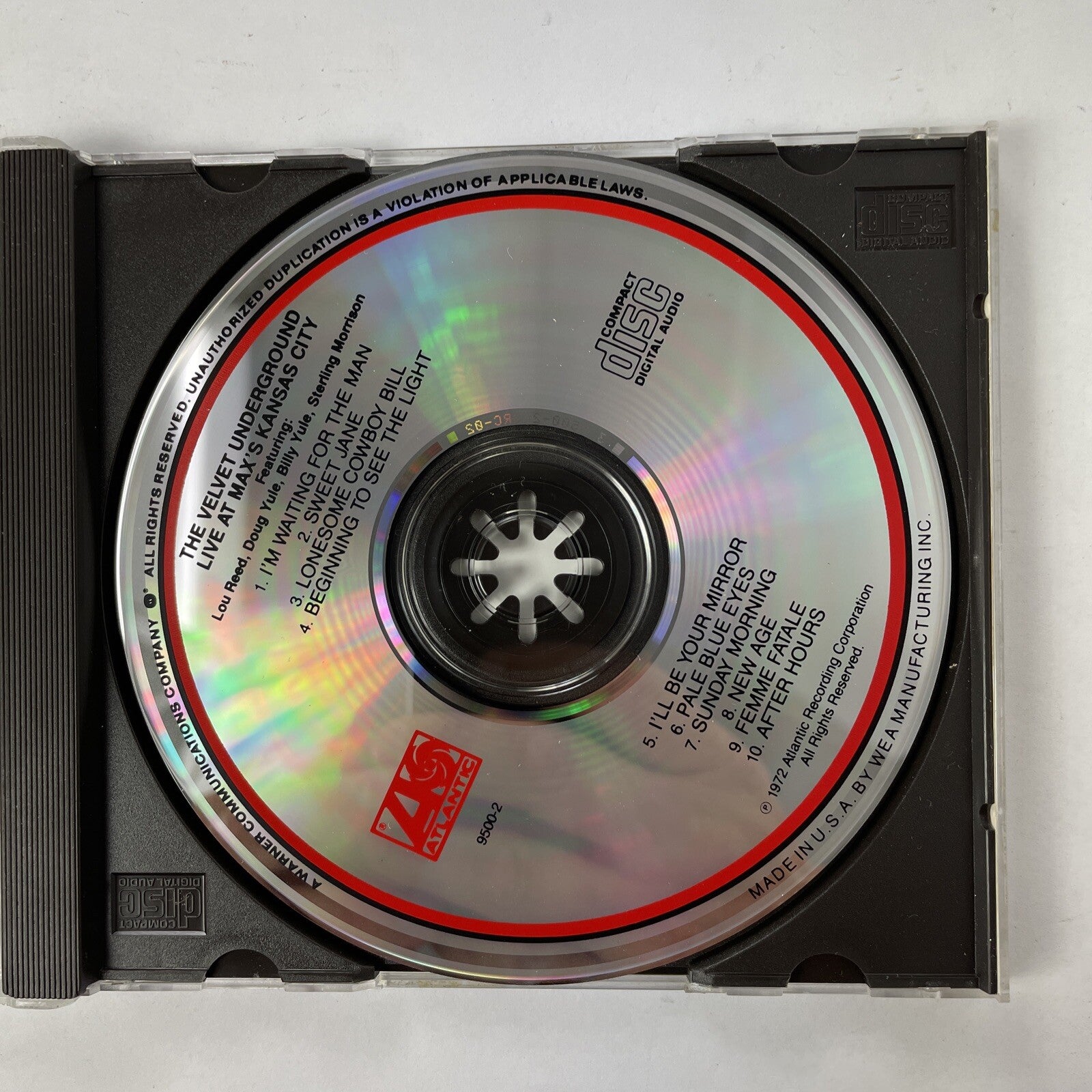 The Velvet Underground - Live At Max's Kansas City CD (1993) #20 