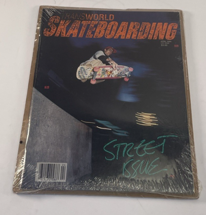 TRANSWORLD SKATEBOARDING MAGAZINE April 1986 Lance Mountain Street Issue