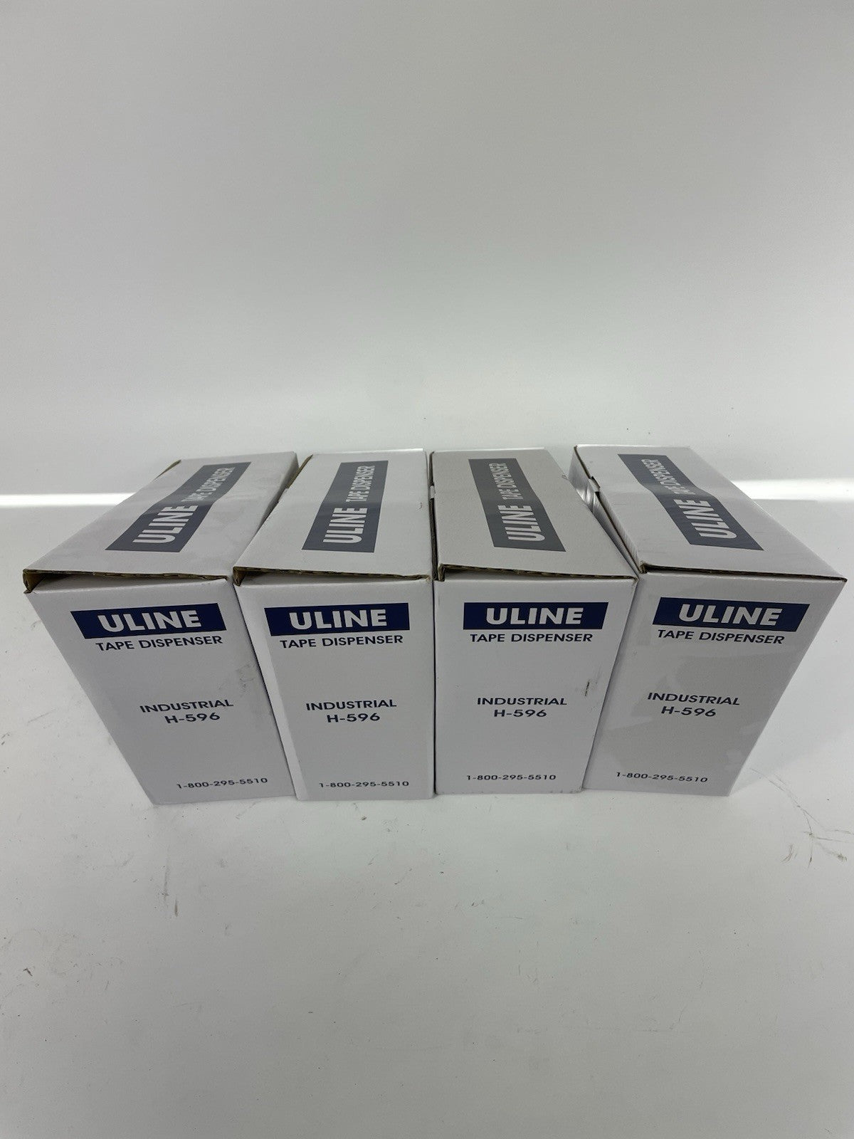 Lot of 4 Uline H-596 Industrial Side Loader Handheld 3" Tape Dispenser Gun NIB