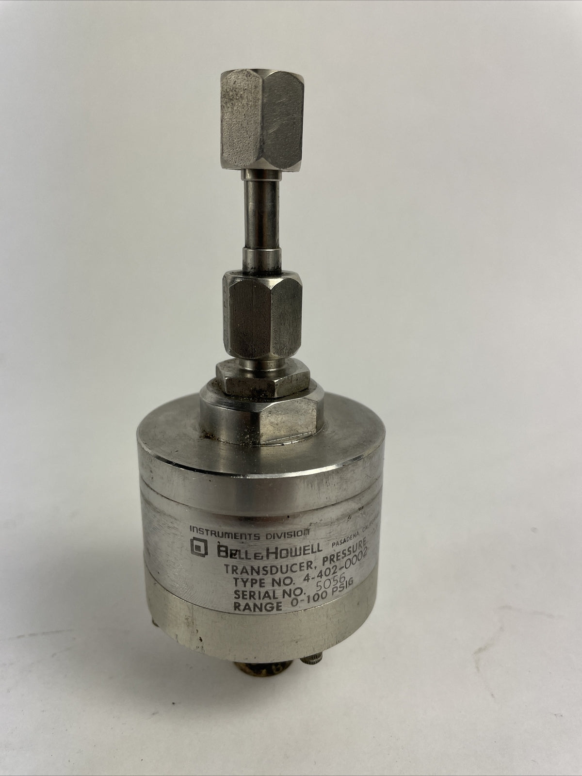 Bell & Howell Pressure Transducer 4-402-0002
