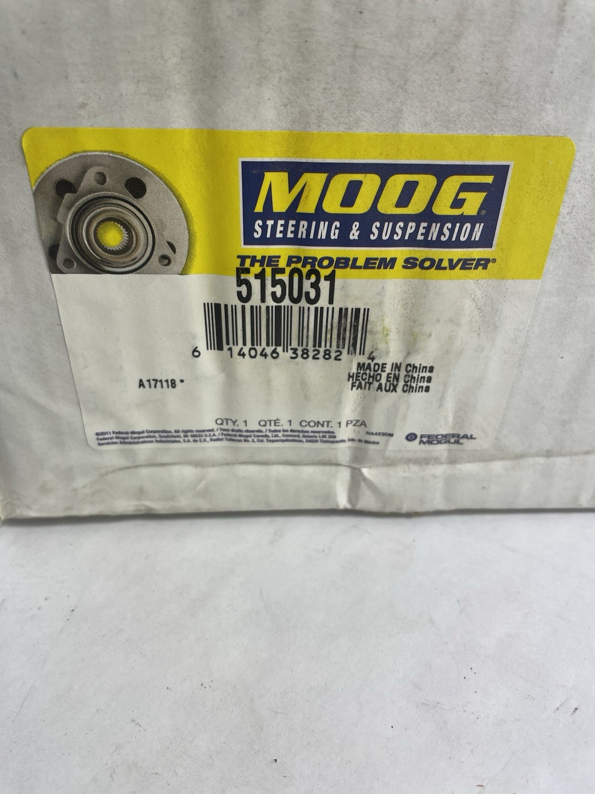 MOOG 515031 Wheel Bearing and Hub Assembly NEW FREE FAST SHIP
