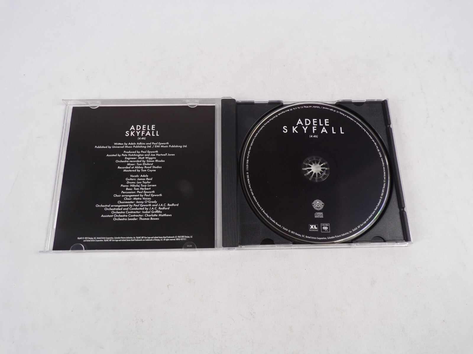 Adeld Skyfall Drums Leo Taylor Tom Herbert Metro Voices Paul Epworth CD#54