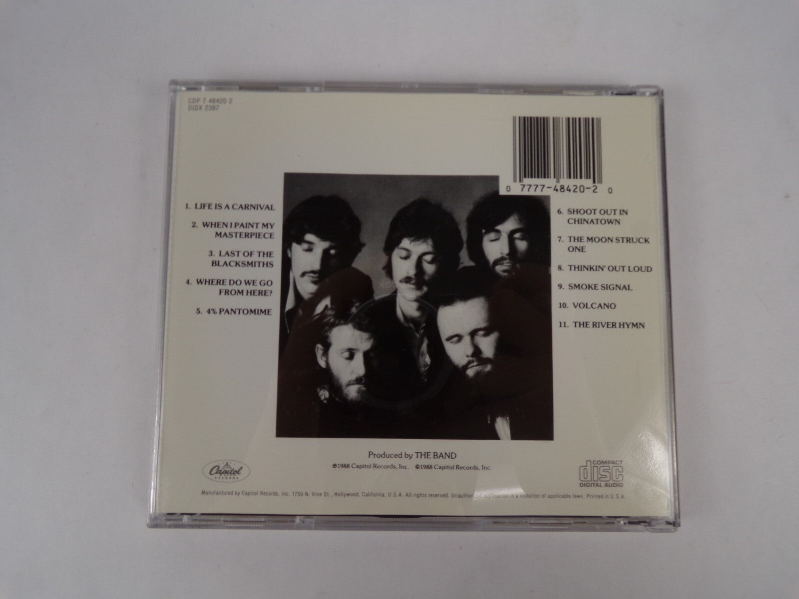 The Band Cahoots CD #10