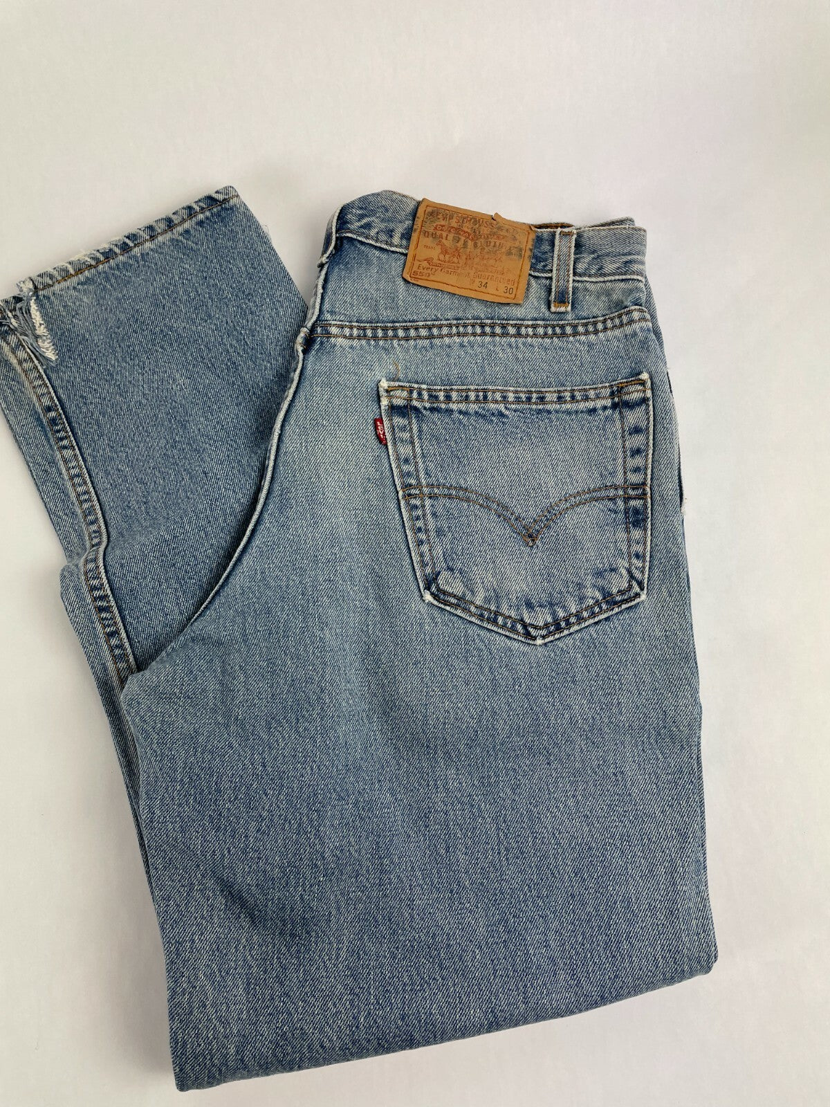 Levi's Men's Blue 550 Regular Fit Straight Leg Jeans Size W 34 L 30