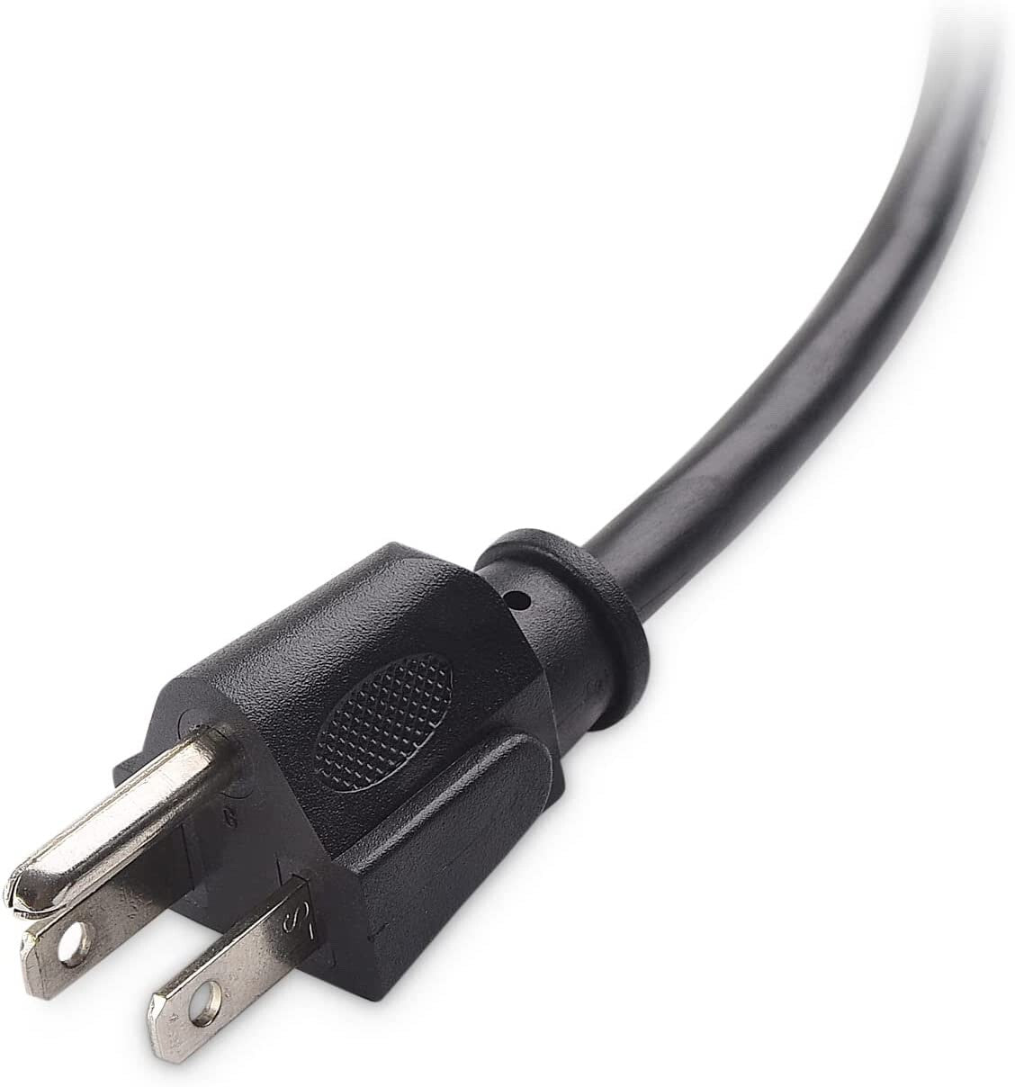 6Ft 16AWG Gauge Heavy Duty US 3-Prong AC Power Extension Cord Cable - UL,CUL,FT1