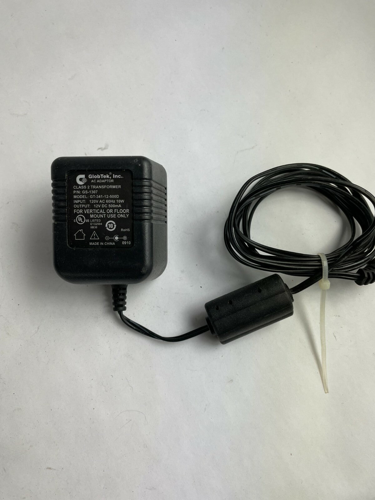 Genuine GlobTek AC Adapter Output 12 V 0.5 A Power Supply Adapter A97