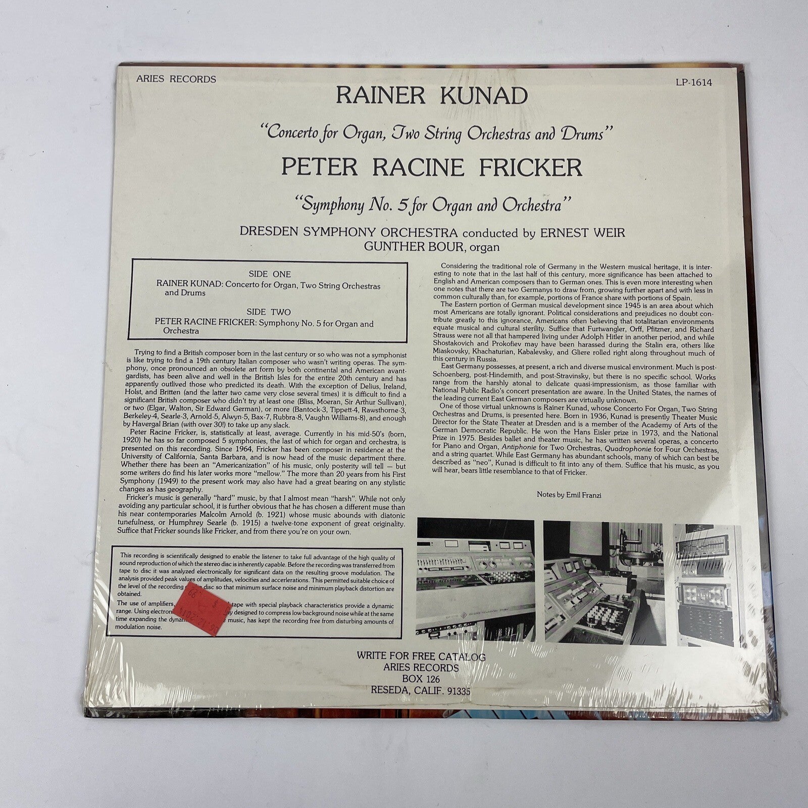 Concerto For Organ, Two String Orchestras and Drums; Symphony No. 5 RARE BOOTLEG