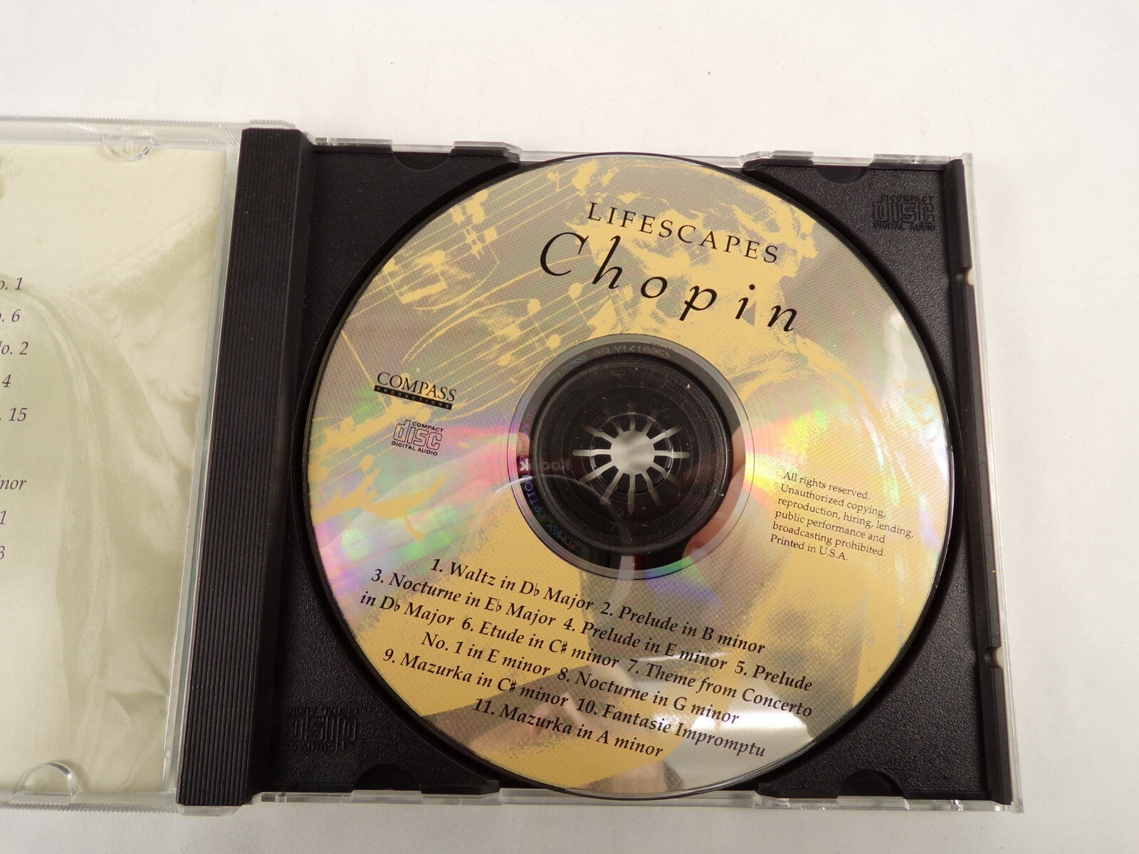 Lifescapes Chopin Waltz In Db Major Opus 64 No . 1   CD#54