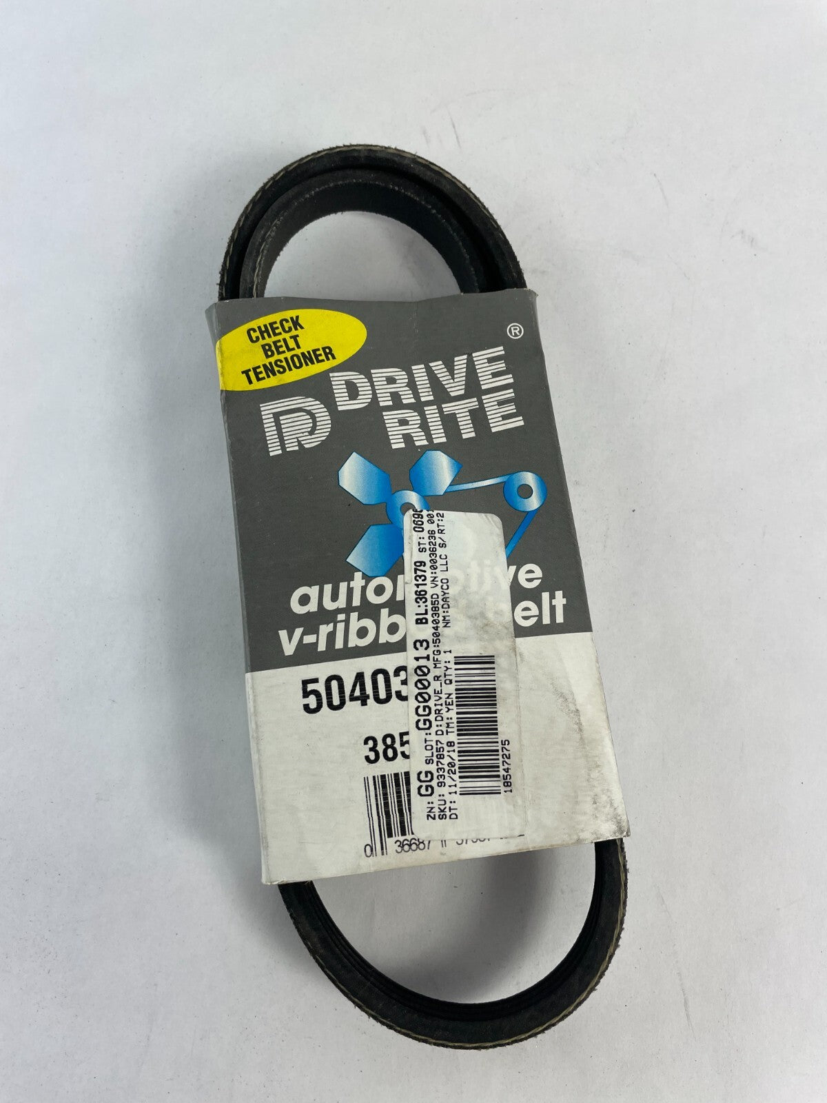 OEM Dayco Drive Rite 5040385DR Premium Utility V-belt A10