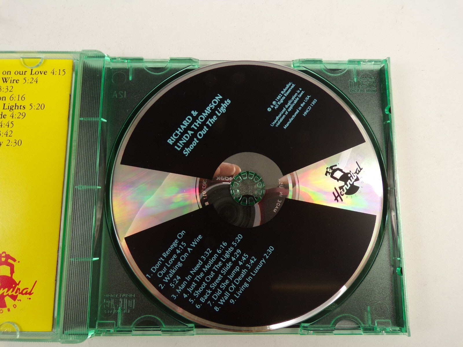 Shoot Out The Hights Richard & Linda Thompson Man In Need Wall Of Death CD#47