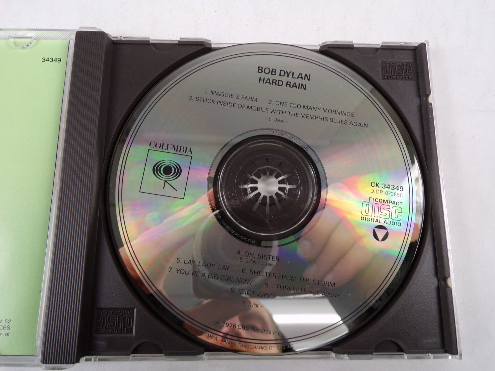 Bob Dylan Hard Rain Maggie's Farm One Too Many Mornings Oh, Sister CD#56