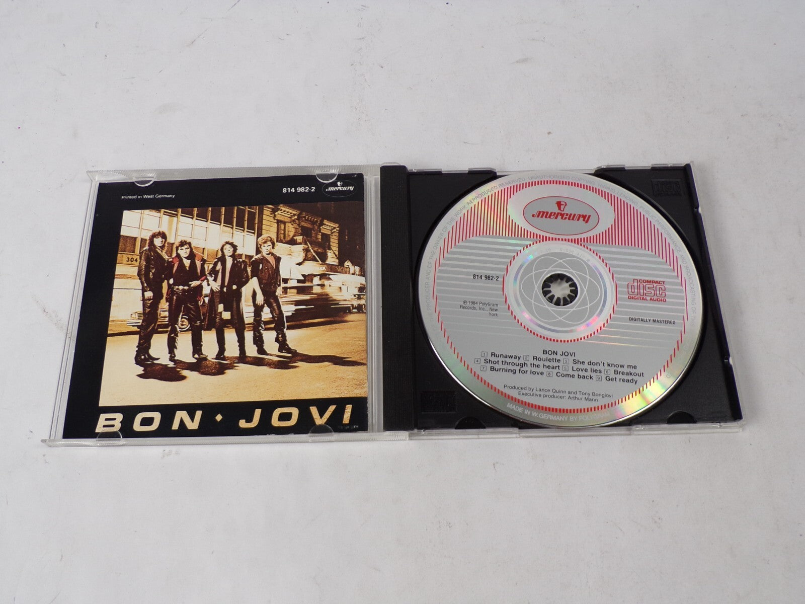 Bon Jovi Runaway Roulette Shot through the heart Love Lies Come Back CD#62