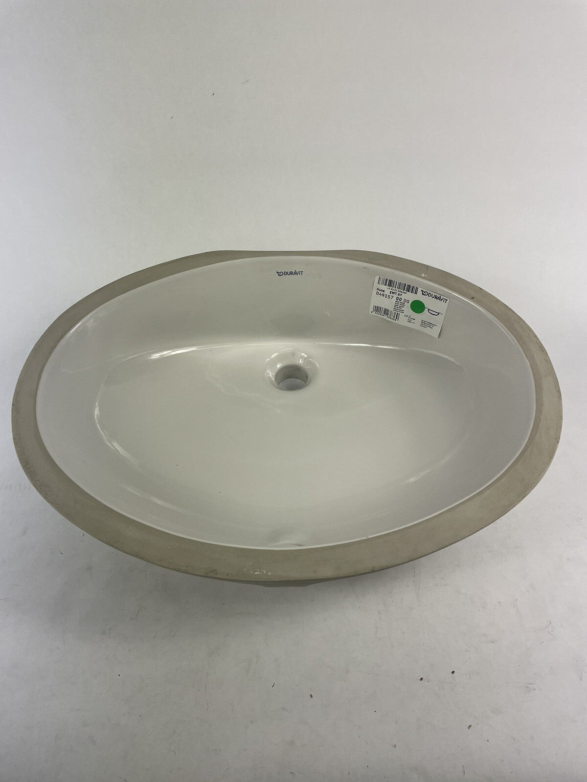 Duravit 048157 Dune 22 5/8"  Vanity Basin Bathroom Sink undercounter under-mount