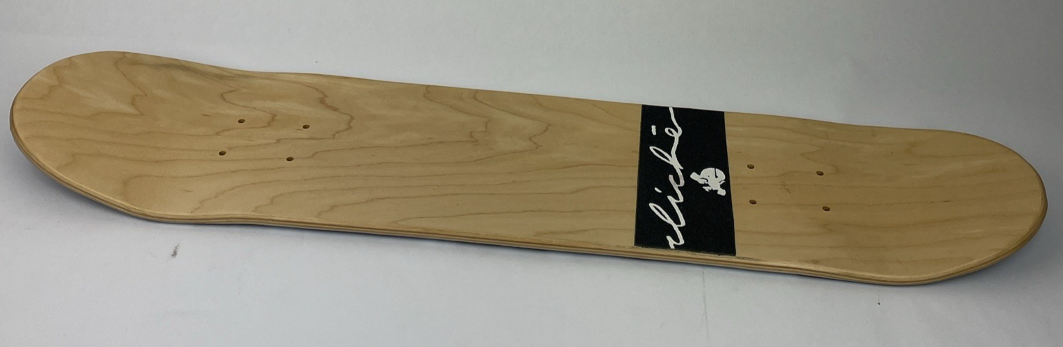 RARE Vintage Cliche Skateboards " Big Camo Blank Series Skateboard Deck 7" x 31"
