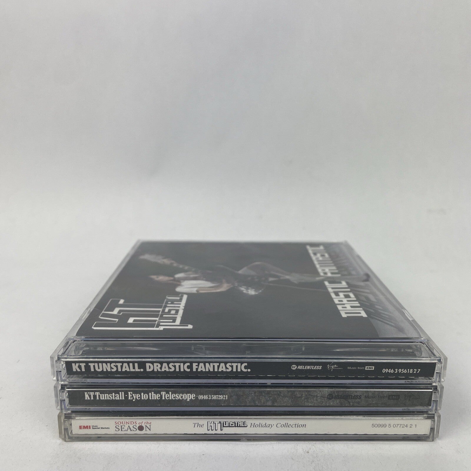 3 x KT Tunstall Audio CDs, Eye to the Telescope , Drastic Fantastic, Christmas