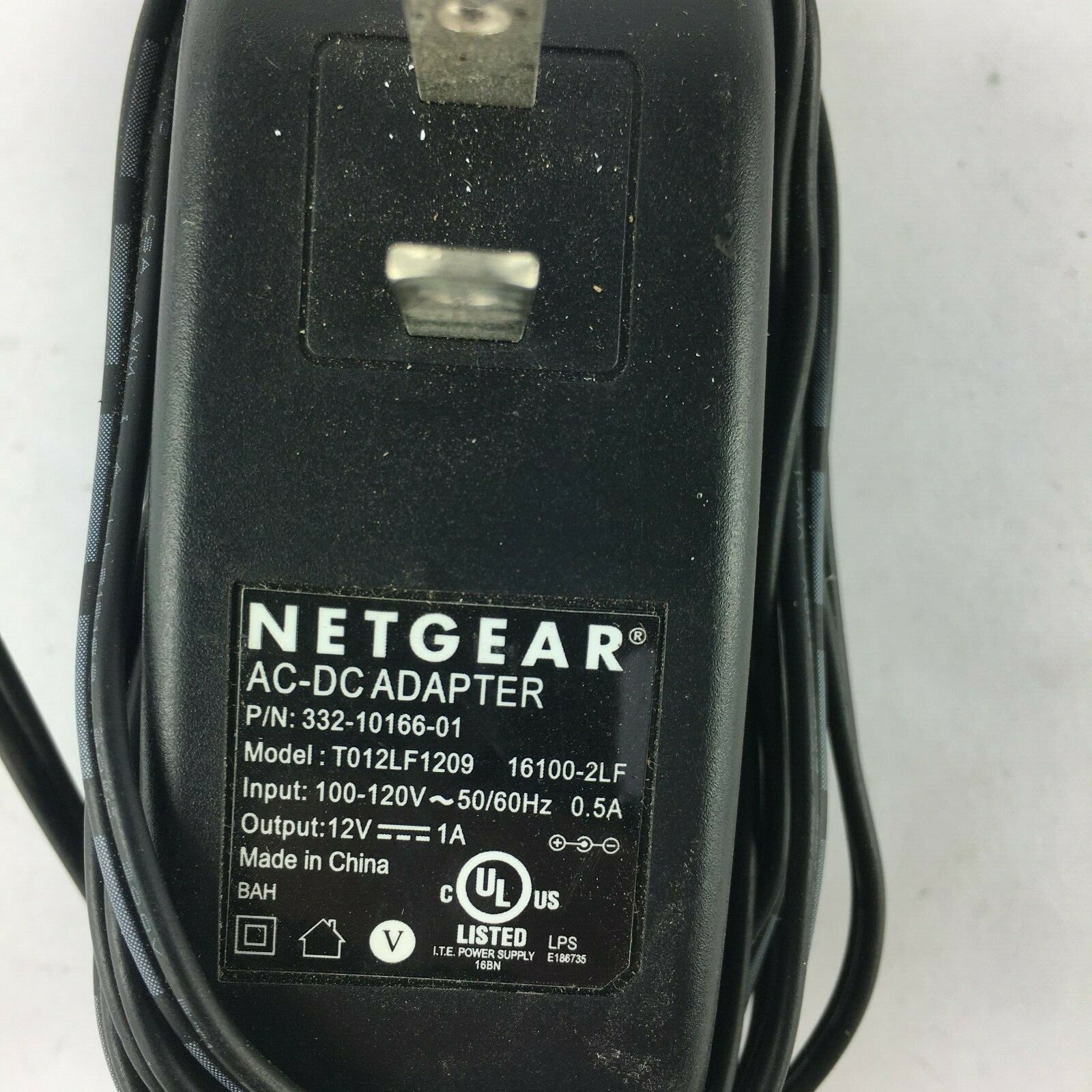 Genuine NETGEAR T012LF1209 Class 2 Output 12V 1000mA Power Supply Adapter A17