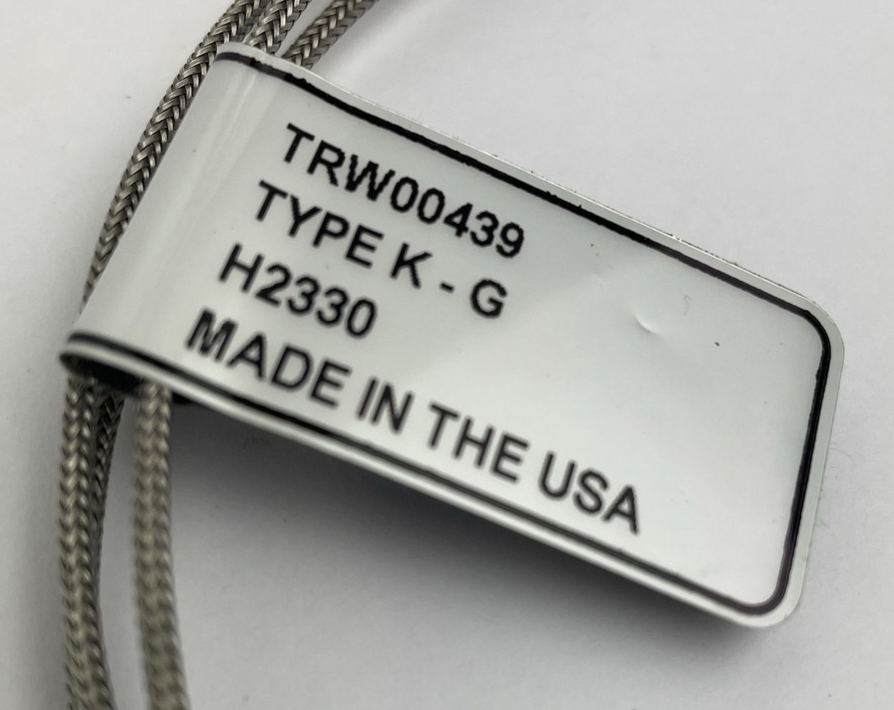 OEM Tempco TRW00439 Thermocouple, Type K - G H2330 Made in the U.S.A.