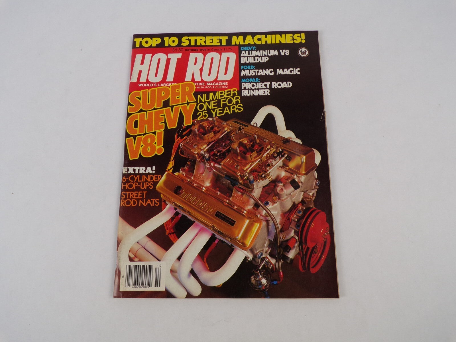 October 1979 Hot Rod Magazine Super Chevy V8! 6 Cylinder Hop Ups Street Rod Nats