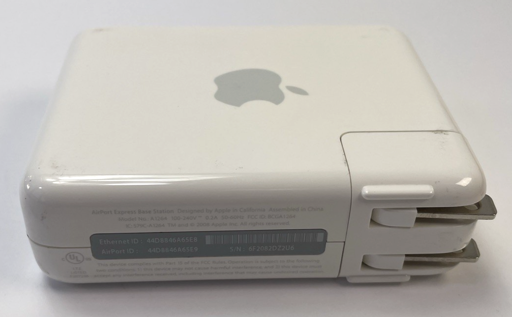 Apple AirPort Express A1264 802.11n Wi-Fi Router Wireless Base Station White A72