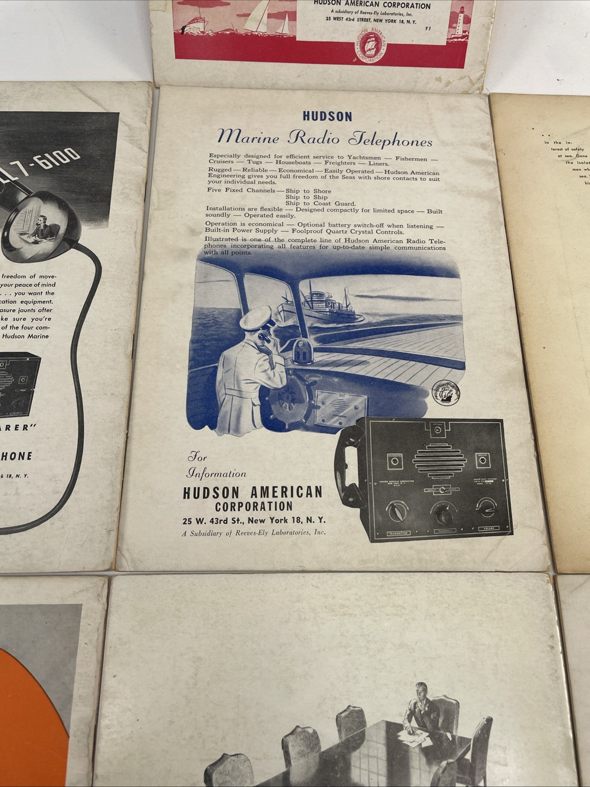 Lot of 8 x The Radio Engineers' Digest 1945 Edition Hudson American Corporation