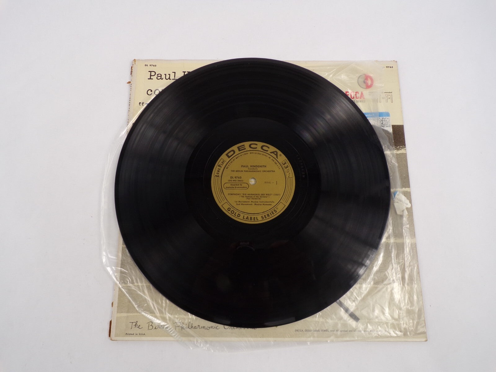 Paul Hindemith Conducts His Symphony "Die Harmonie Der Welt" The Berlin Philharm