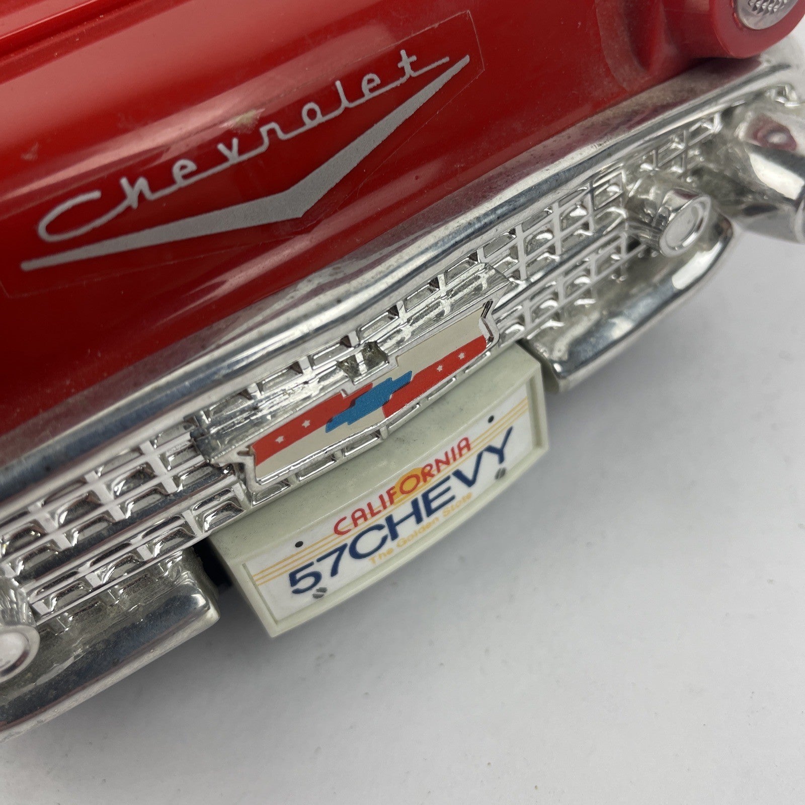Vintage SOLIDEX V1957A 57 Chevy Car Red VHS Video Cassette Rewinder VGC