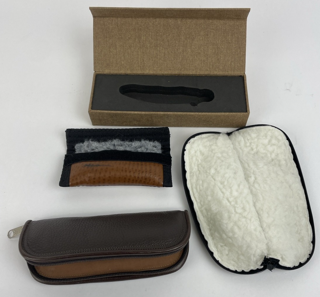 LOT OF 4 x KNIFE Protective STORAGE ZIPPER POUCHES AND SHEATHS one box
