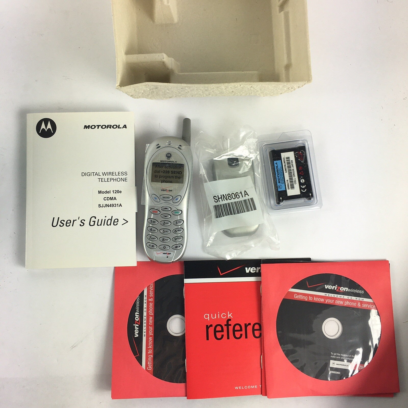 Motorola V series V120e - Silver (Verizon) Cellular Phone