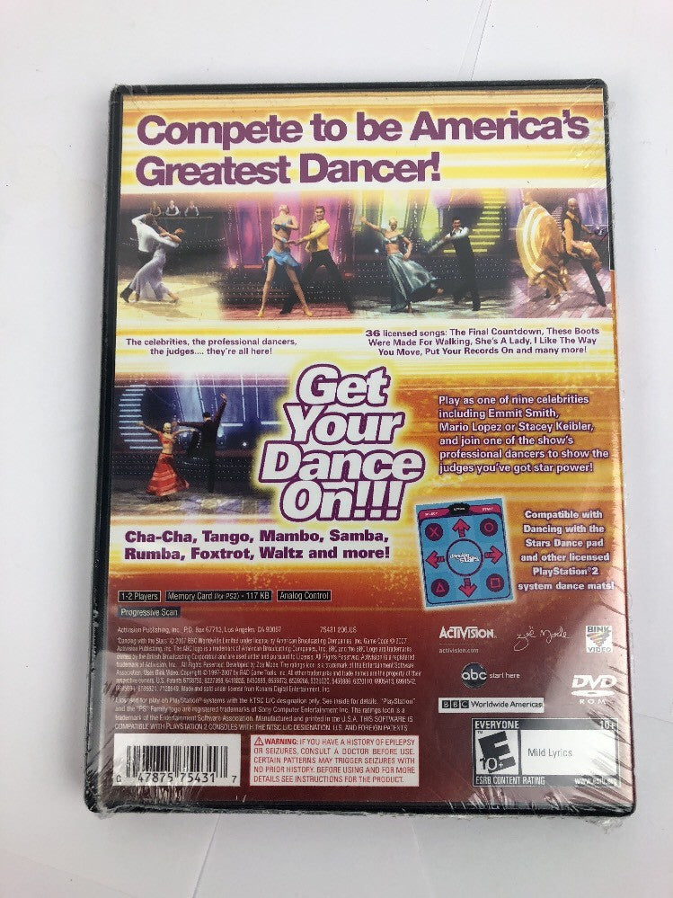 Dancing With the Stars (Sony PlayStation 2, 2007) Fast Free Shipping