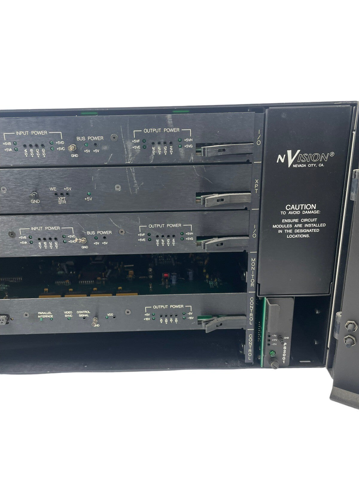 NVISION NV3064 SYSTEM VIDEO ROUTING SWITCHER FOR BROADCASTING EDITING