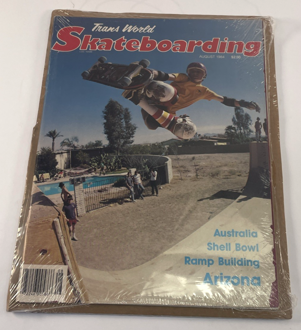 TRANSWORLD SKATEBOARDING MAGAZINE August 1984 Kevin Staab Craig Johnson