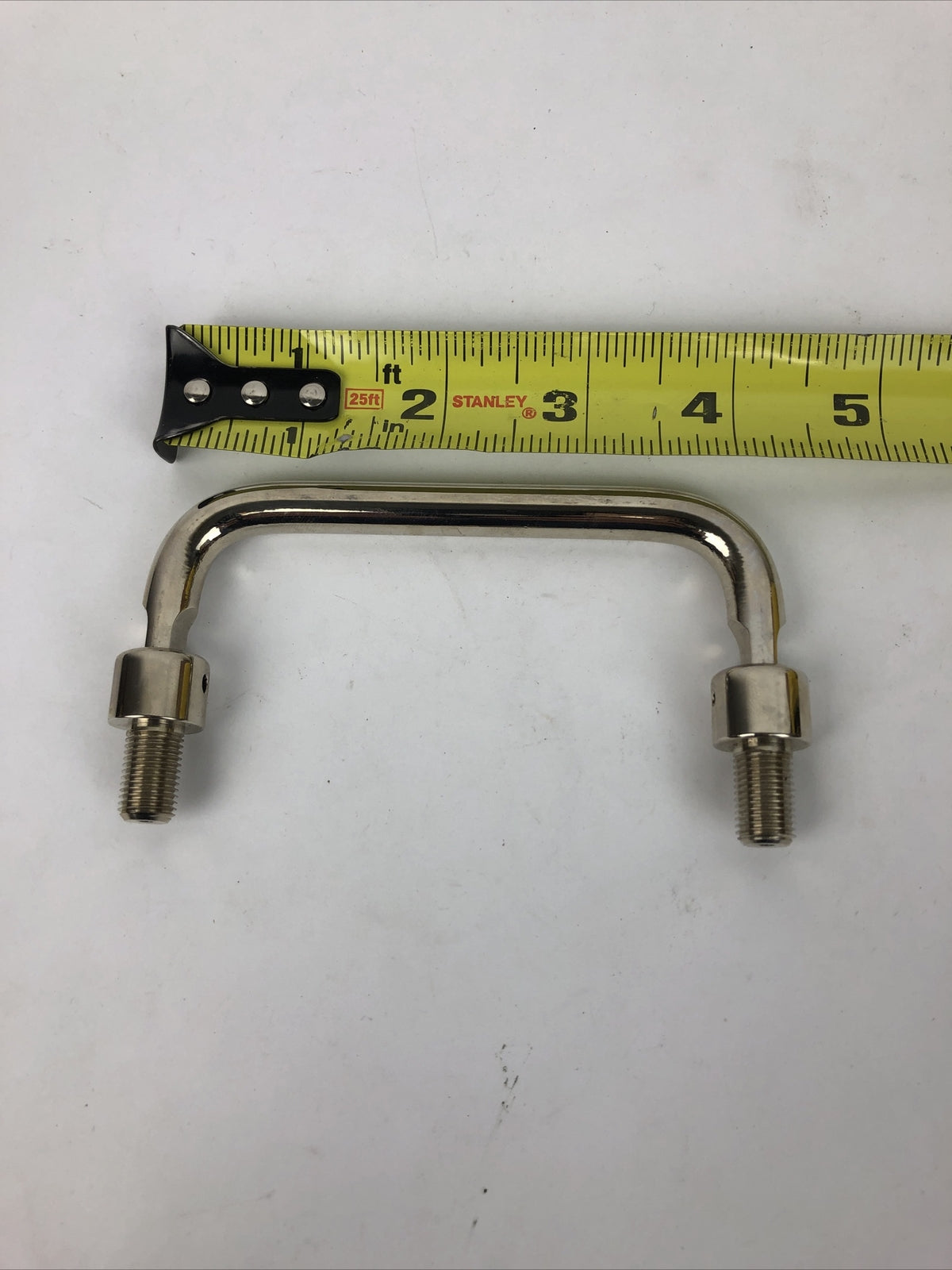 Midland Ross Stainless Steel Bow Shaped Folding Pull Handle Silver Tone USA Made