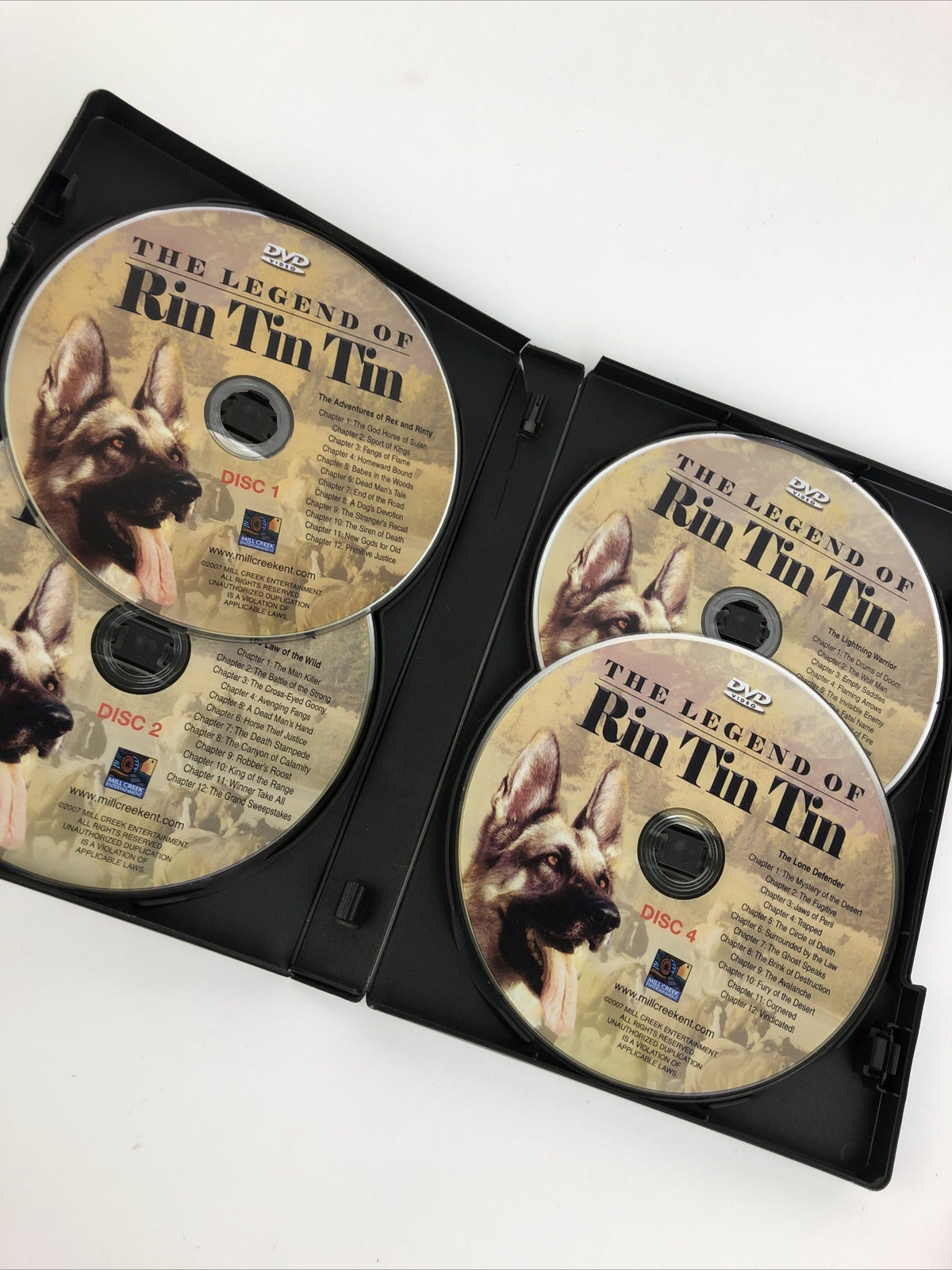 The Legend of Rin Tin Tin  Boxed Set 48 Episodes (DVD, 2008) 4 DVDs 