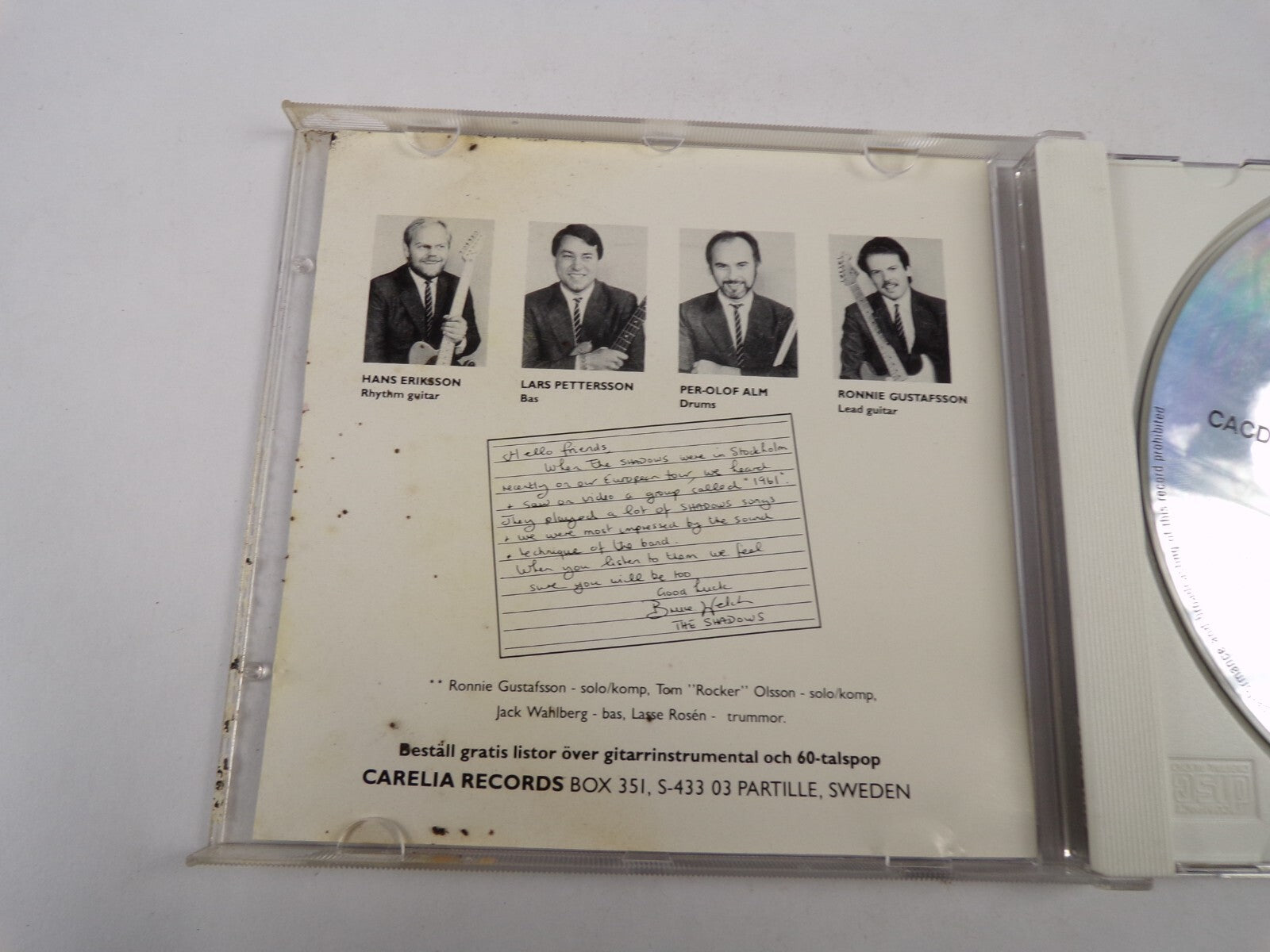 Carelia Recoards Presenterar 1961 Shadoogie The Frightened City Fort Knox CD#1