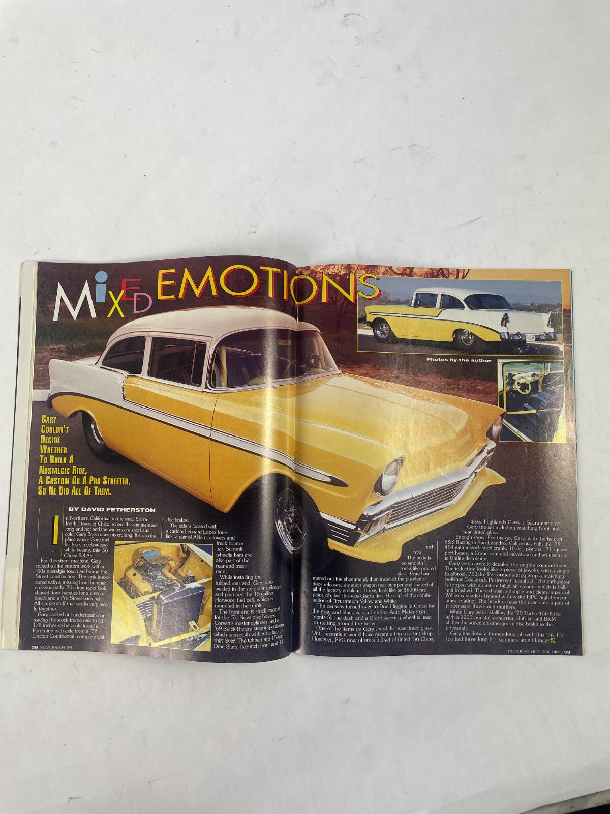 November 1994 Hot Rodding Magazinee Chassis Special Ladder Bar Tuning Wheel Buy