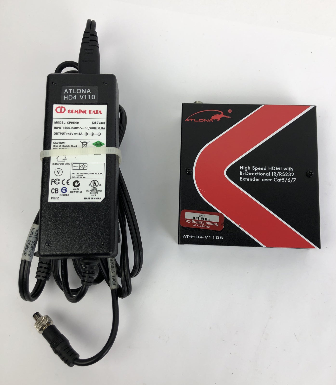 Atlona AT-HD4-V110SR-B High Speed HDMI Bi-Directional IR/RS232 Cat5/6/7 LOOK