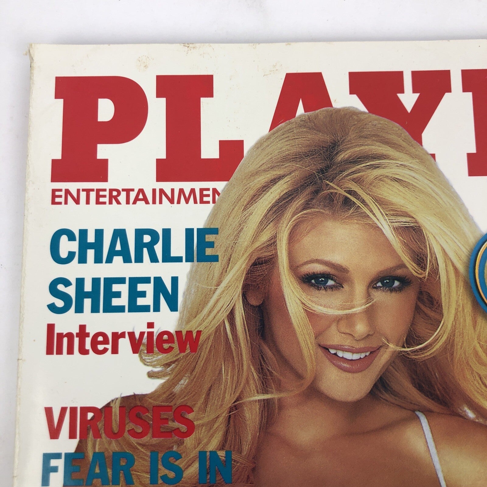 Playboy Magazine-June 2001-POTY Brande Roderick Charlie Sheen Interview PMOTY