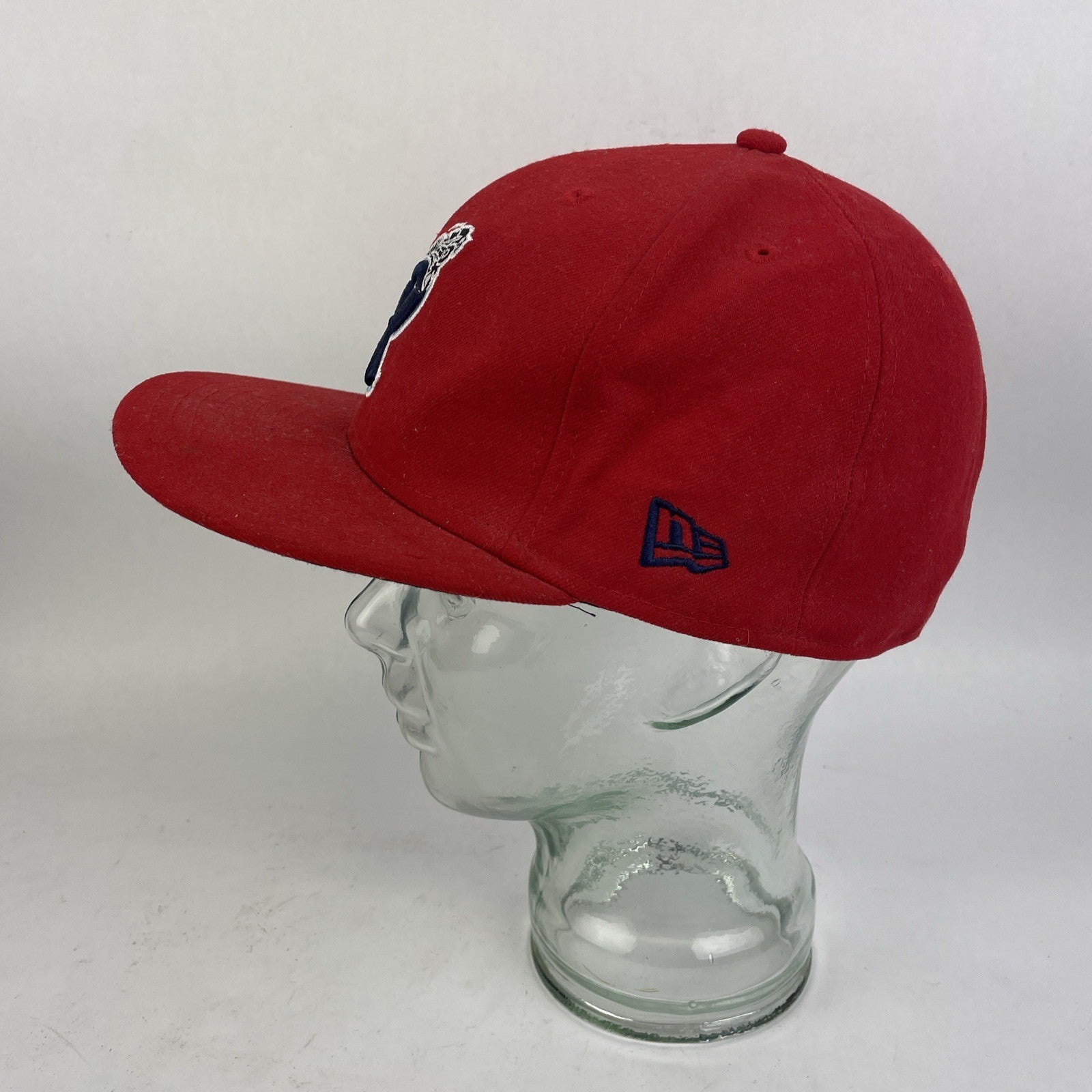 New Era Reading Phillies Red Fitted Size 7 3/8 Genuine MLB Merchandise