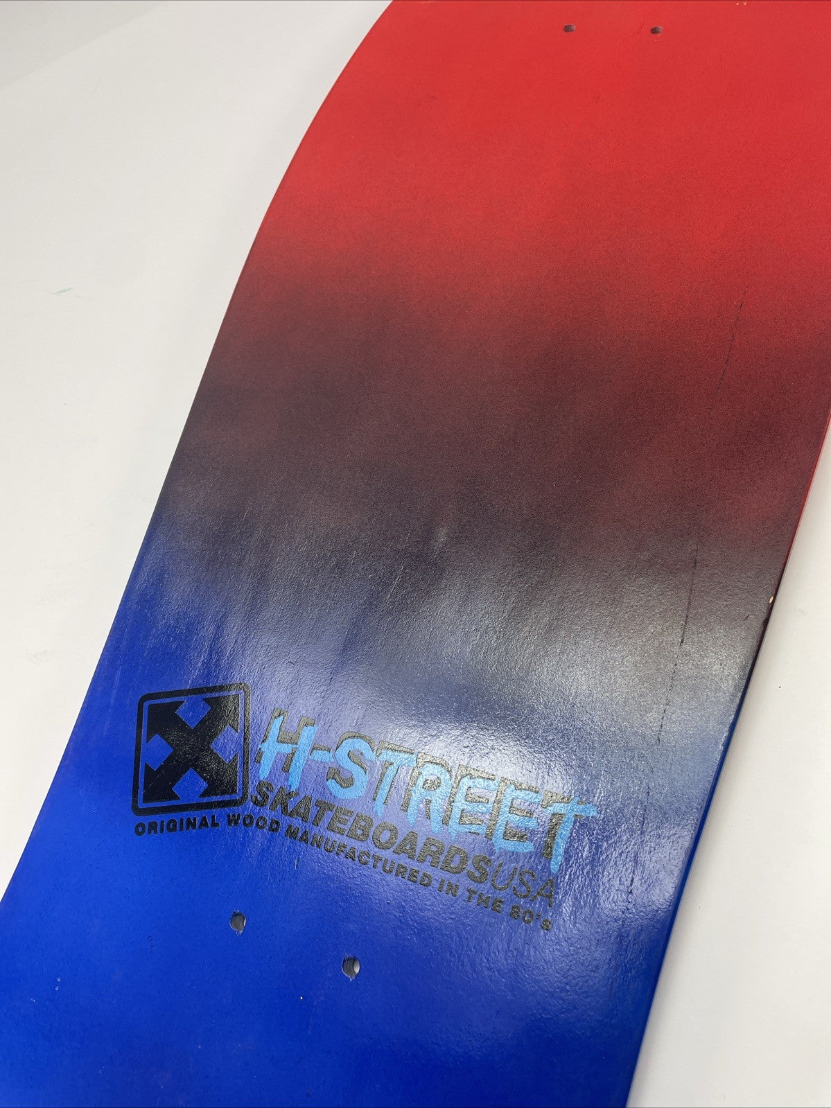Tony Magnusson H Street Kid And Cross Reissue 1980s Wood Hell Concave Blue Red