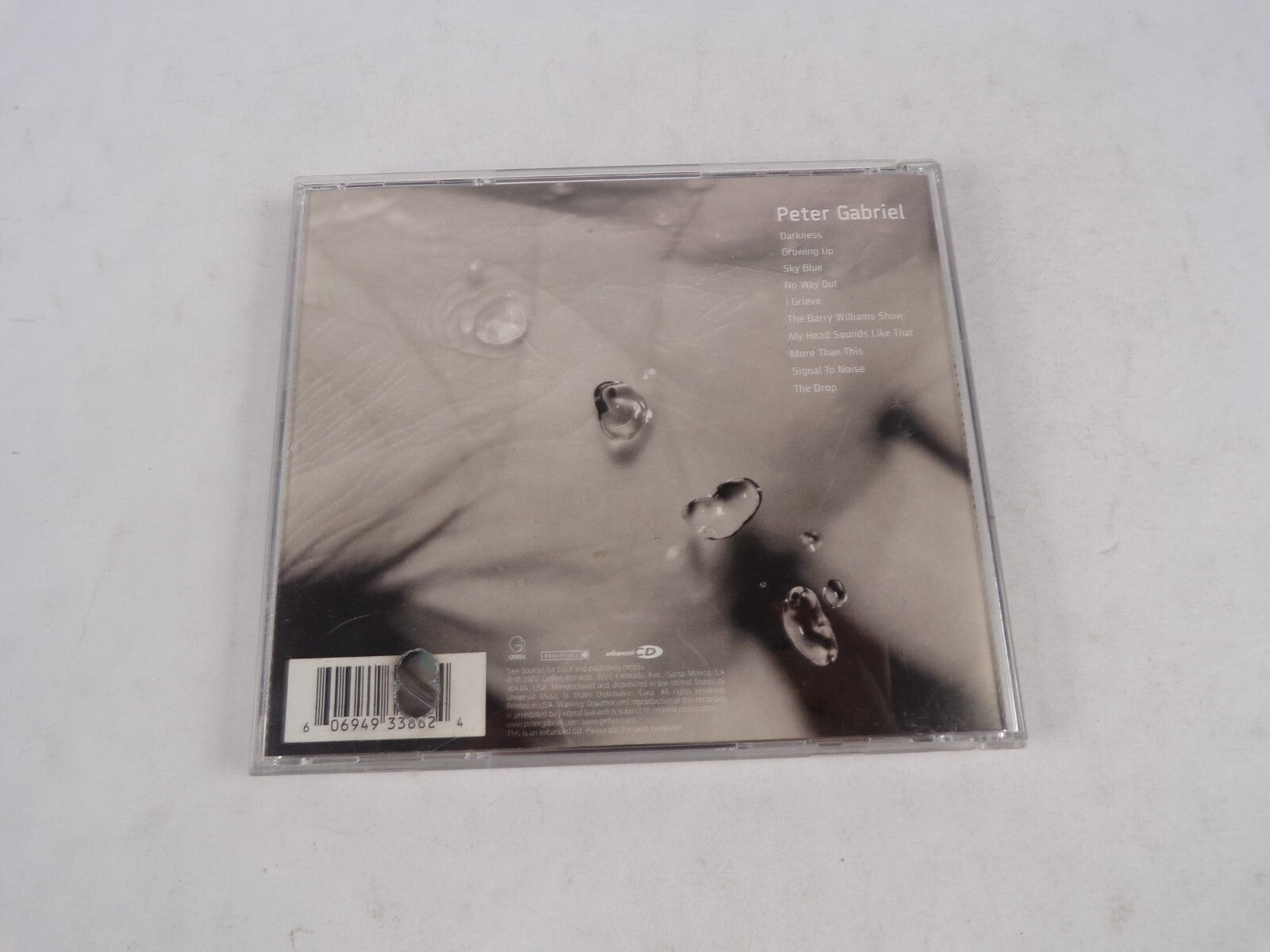 Peter Gabriel Darkness Growing Up Sky Blue No Way But I Eneme The Barry CD#22