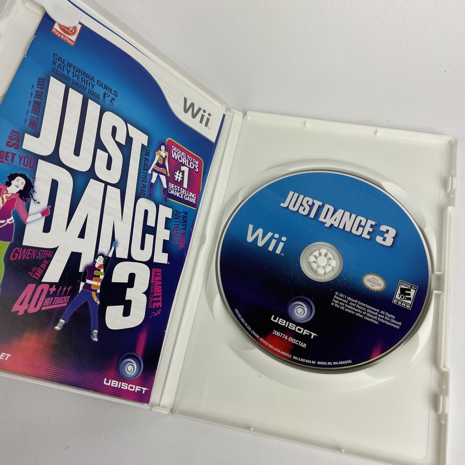 Just Dance & Just Dance 3 ( 2 x Nintendo Wii ) Complete with Manual s , Clean