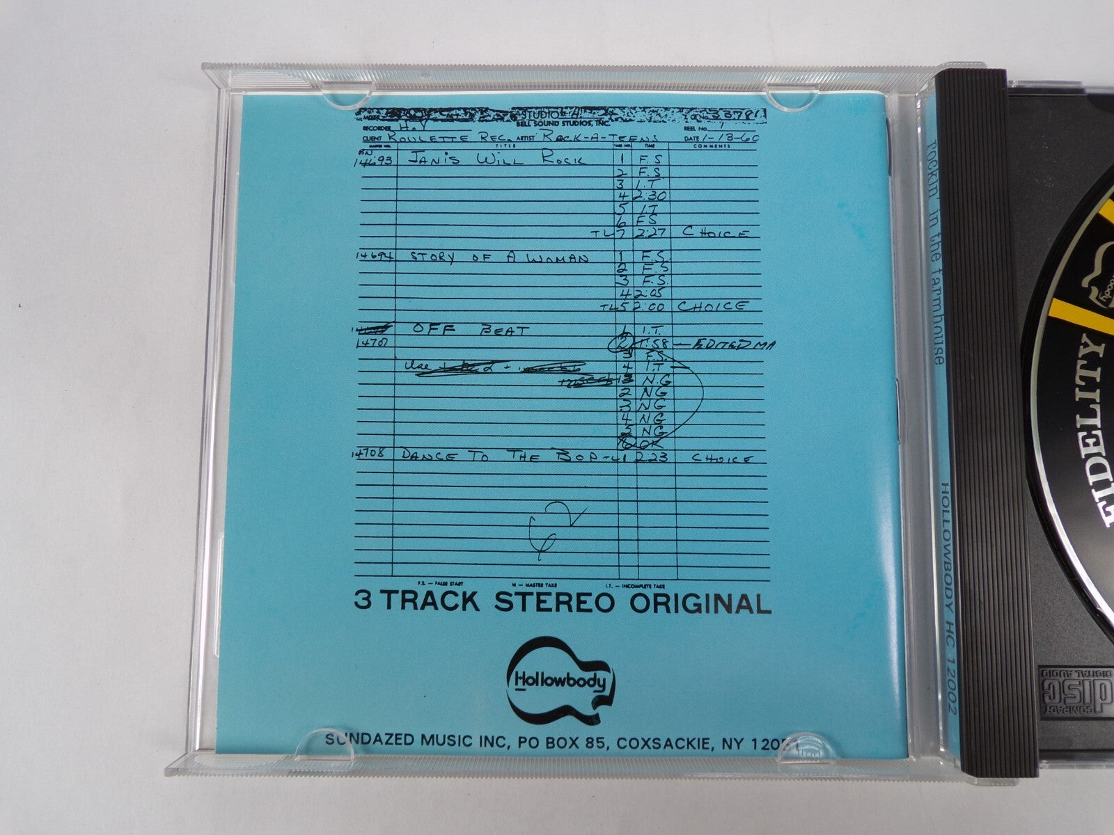 Rockin In The Farmhouse Original Rockabilly And Chicken Bop Volune Two CD #26