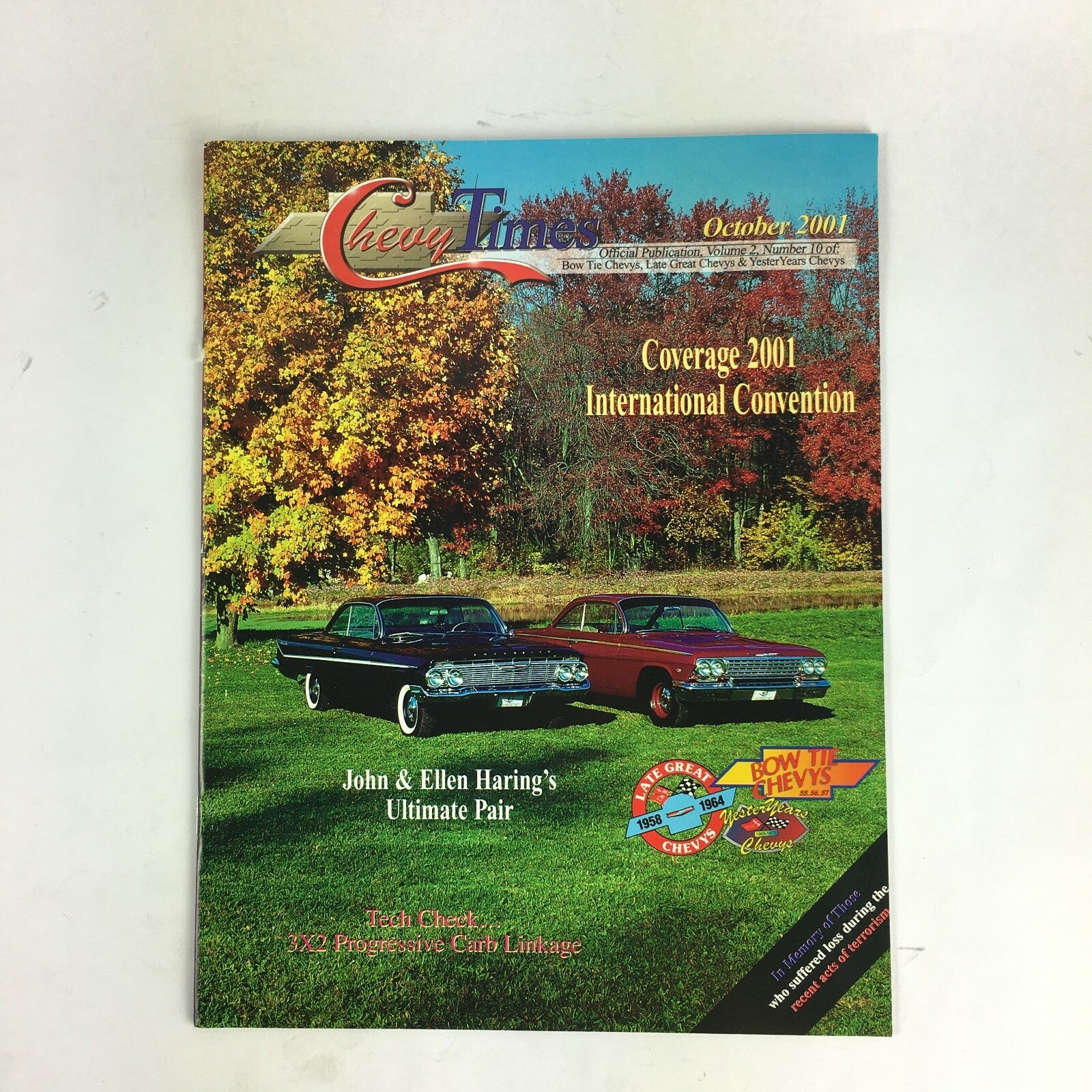 October 2001 Chevy Times Magazine Coverage 2001 International Convention 