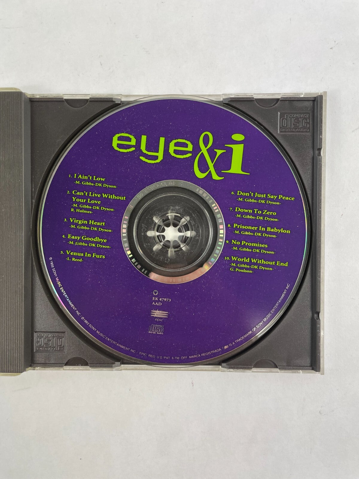 Eye & I I Ain't Low Can't Live Without Your Love Virgin Heart Easy Goodbye CD#72