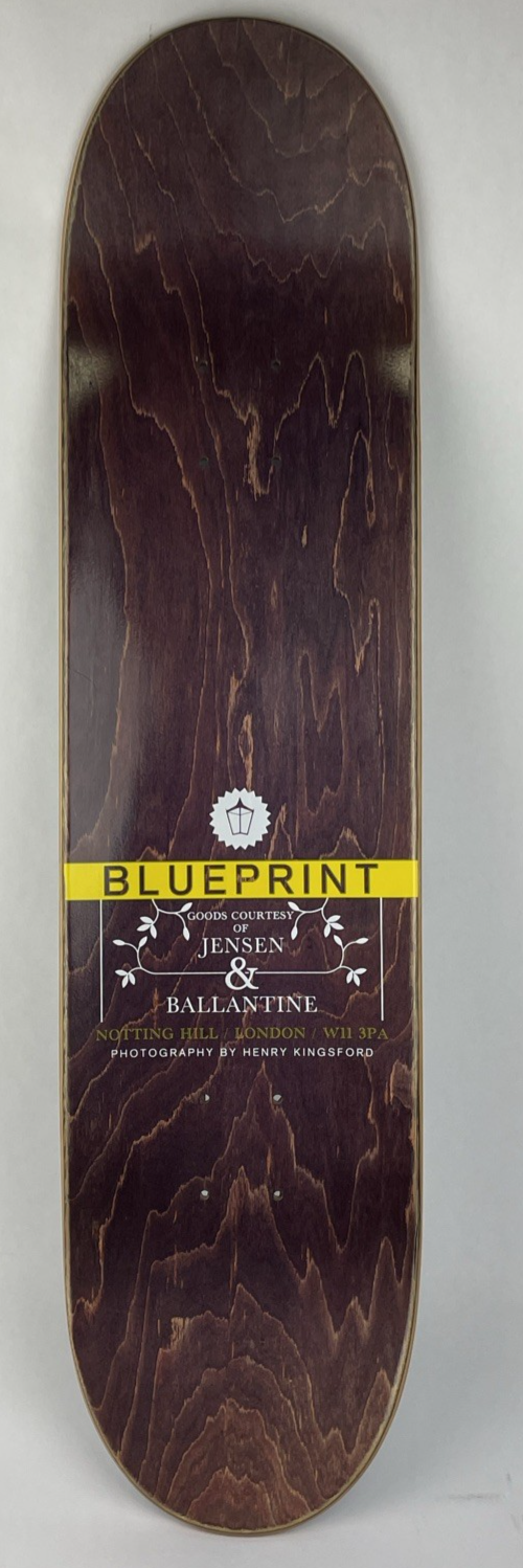 Vintage BLUEPRINT Skateboards Deck 7 7/8" Marty Murawski Babushka Purple Stain