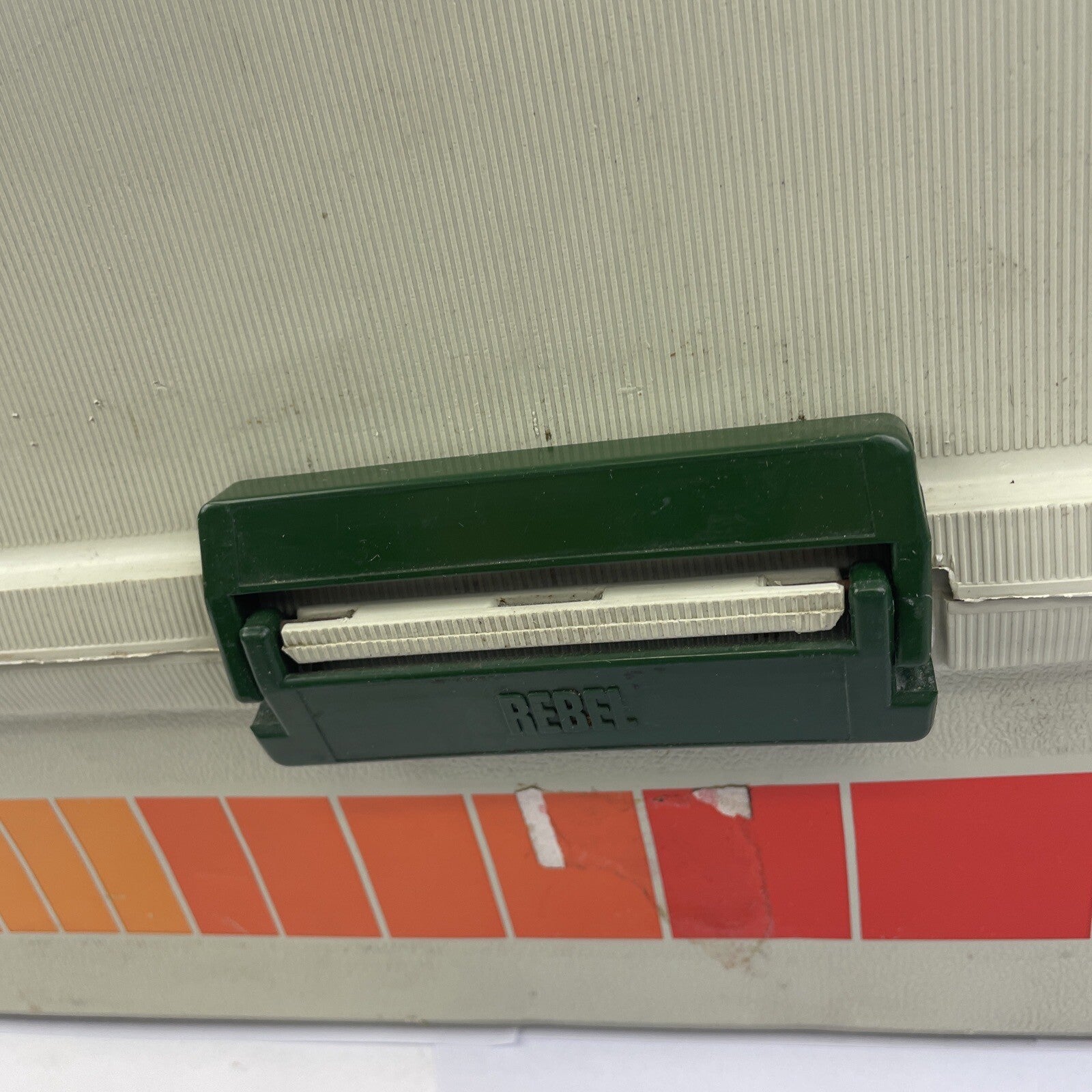 Vintage Rebel 600 Hard Plastic 3 Tray Fishing Tackle Gear Lure Box - VGC LOOK