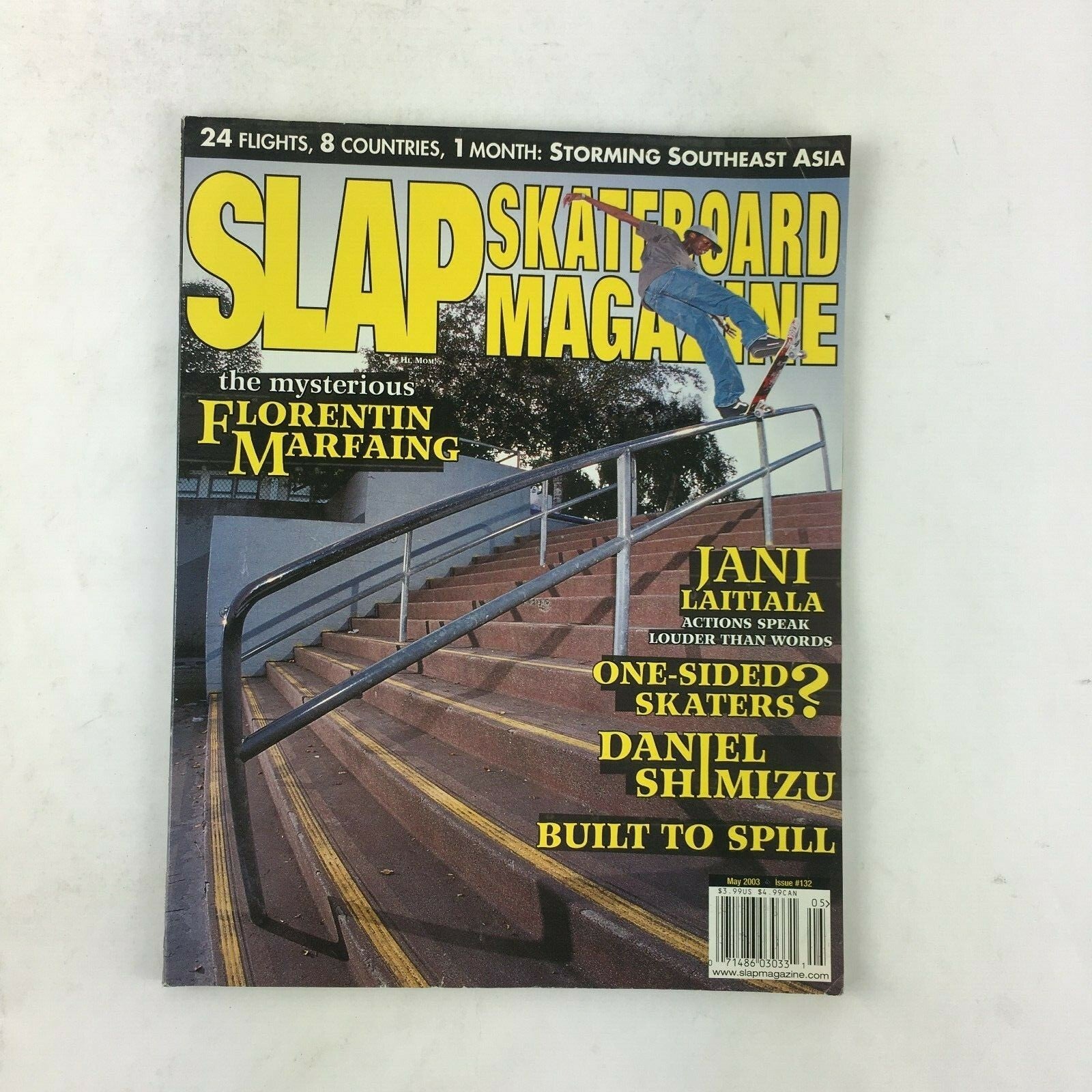 May2003 Slap Skateboard Magazine Florentin Marfaing Jani Laitiala Built to Spill
