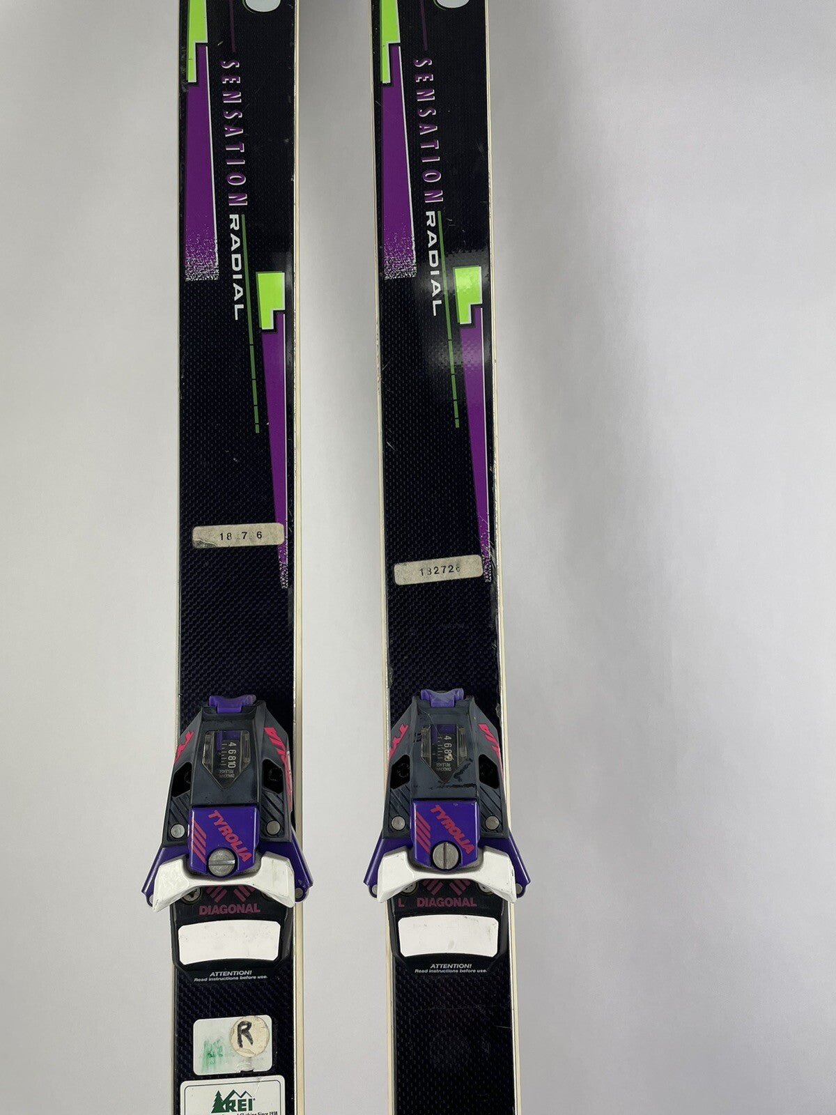 HEAD Sensation Radial 197cm Austria skis with Tyrolia 590 Diagonal 